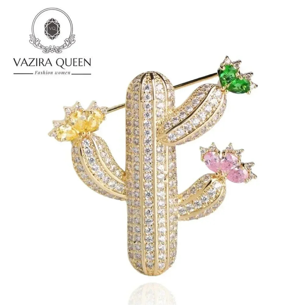 VQ Cactus Brooch